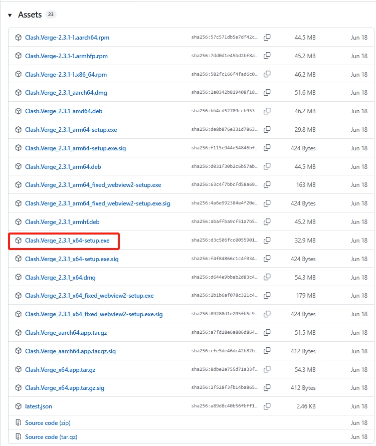 下载Clash Verge Rev